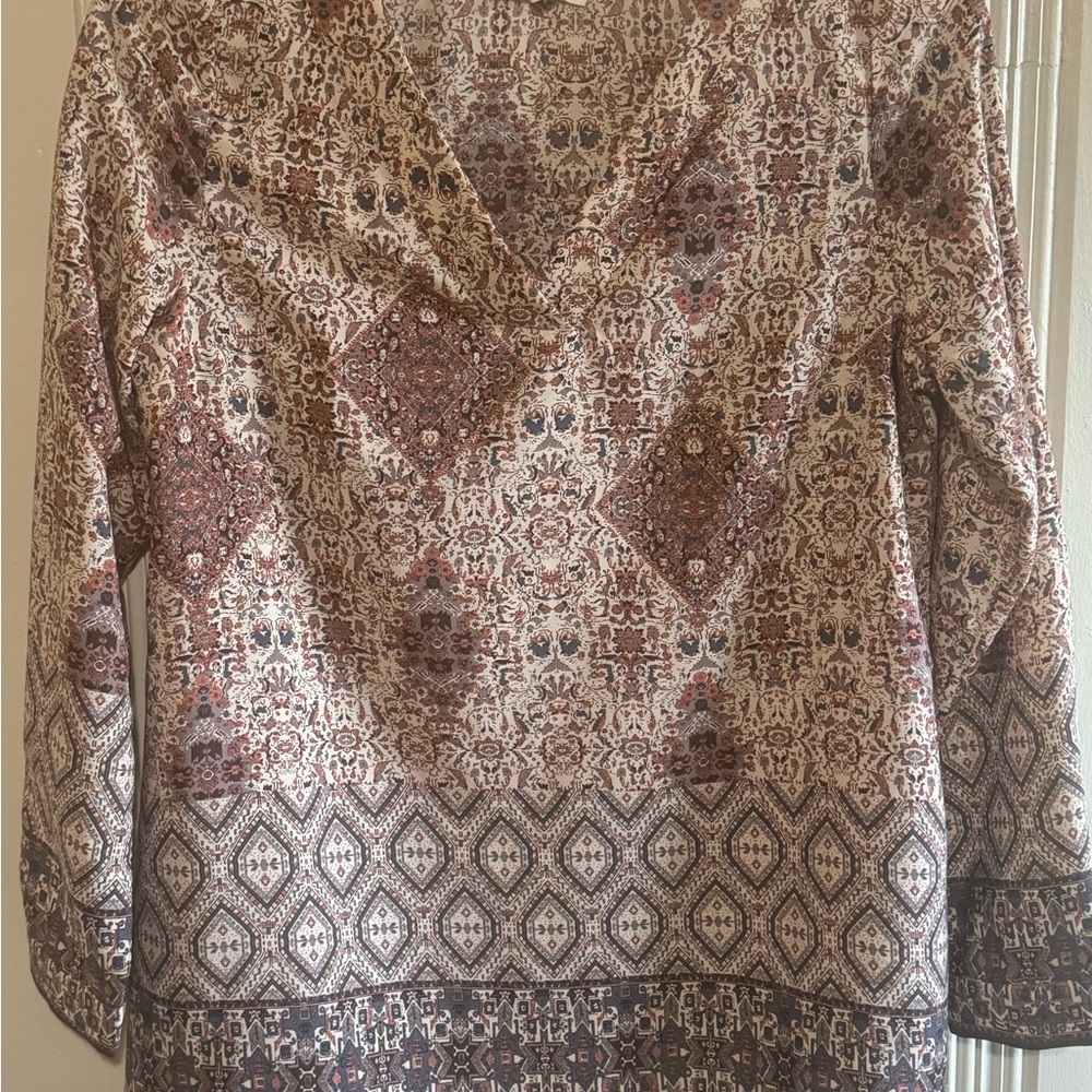 ILLA ILLA Long Sleeve Blouse - Size Medium - Picture 3 of 7
